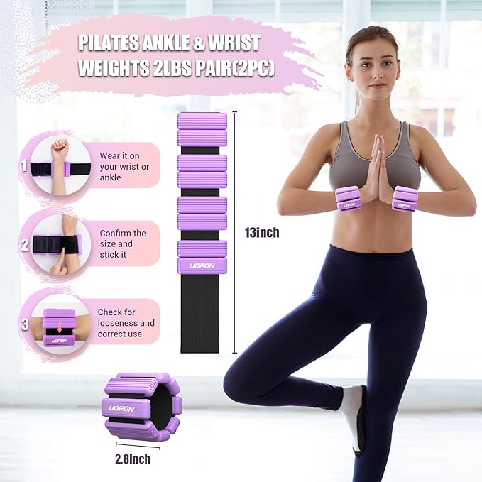 Wrist Weights for Women Set of 2 1 lbs