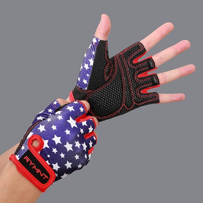 Workout Gloves for Women Men - Weight Lifting Gloves with Full Palm Protection & Extra Grip for Women Gym, Weightlifting, Weight Lift, Rowing, Exercise, Sport, Cycling