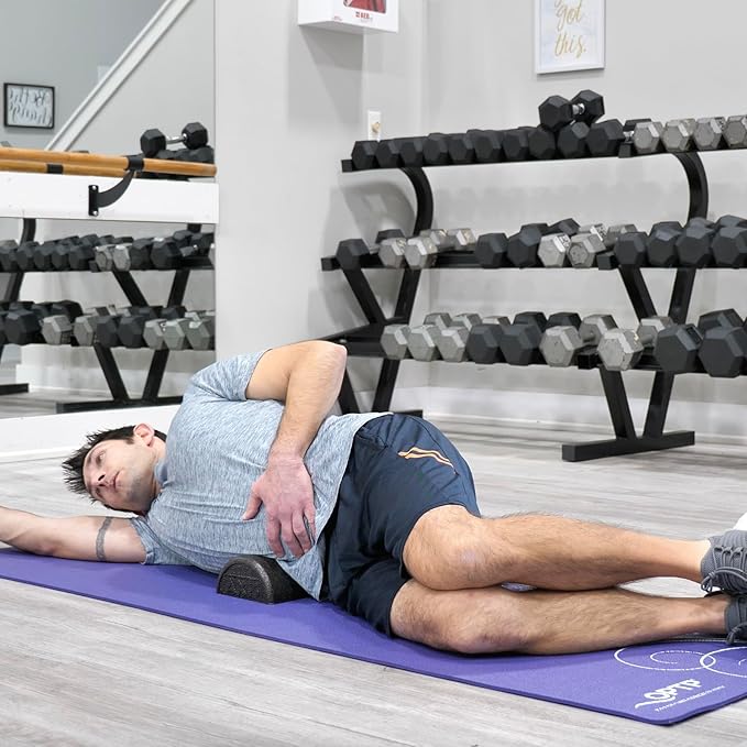 OPTP AXIS Firm Foam Roller 12" X 3" Half-Round)