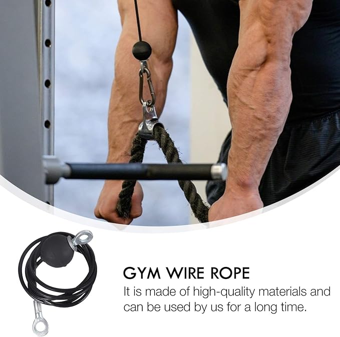 BESPORTBLE Fitness Replacement Pulley Cable Household DIY PU 1.