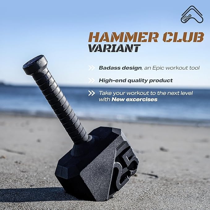 Tribe WOD Hammer Kettlebell 15-70lb + Adjustable