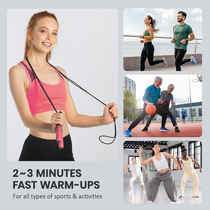 Jump Rope, multifun Speed Jumping Rope with Calorie