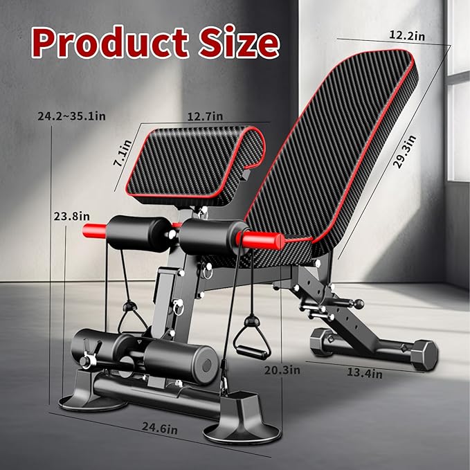 Adjustable Weight Bench 600LBS