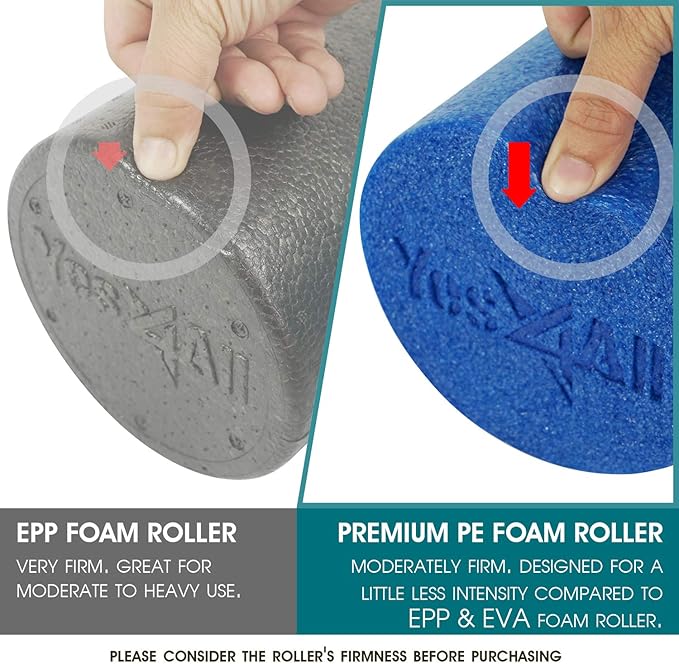 Yes4All Soft-Density Round PE 12/18/ 24/36 inch Foam