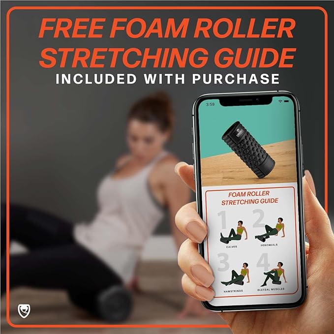 URBNFit Vibrating Foam Roller - Electric Muscle & 5 Speeds
