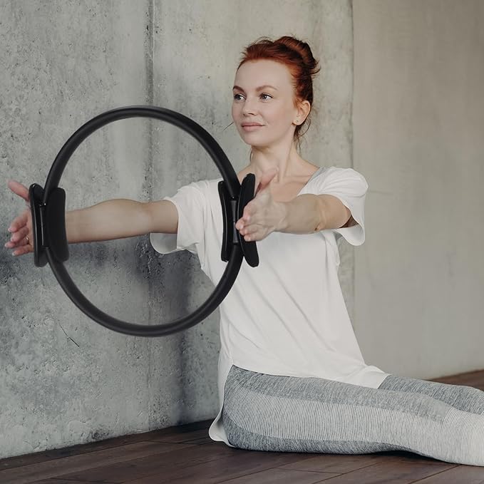 Syhood 2 Pcs Pilates Ring 14.96 Inch Pilates