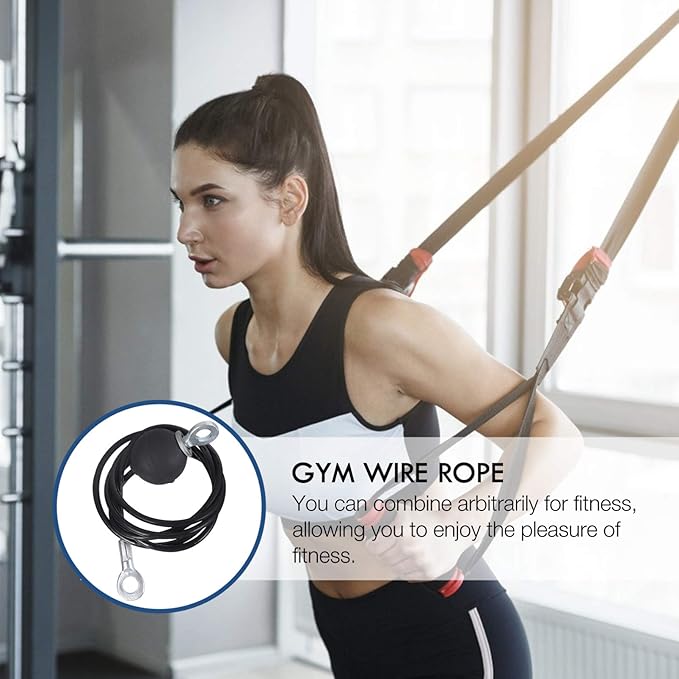 BESPORTBLE Fitness Replacement Pulley Cable Household DIY PU 1.