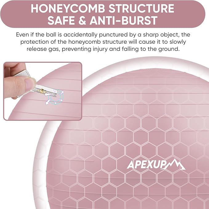 APEXUP Yoga Ball Exercise Ball