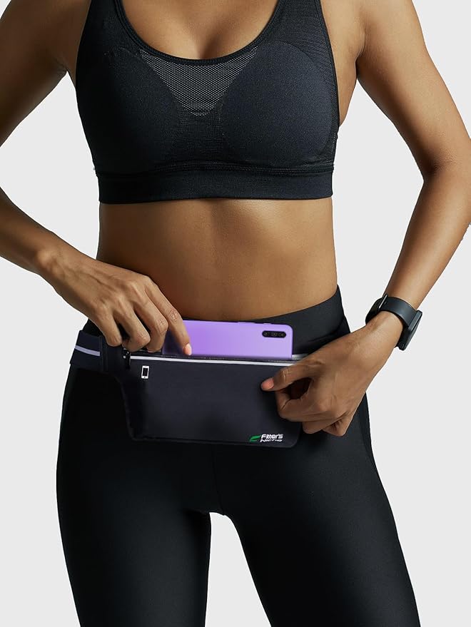 UltraSlim Fanny Waist Pack – Water Resistant Bag 24 to 43inch Waists, 6.7inch –