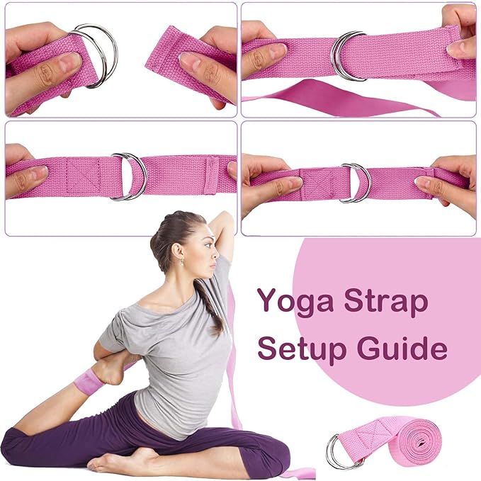 Pilates Ring and Ball Set with 8 Resistance 9 in