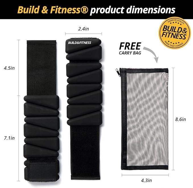 Wrist & Ankle Weights 2 (1lb (1lb or 2lb each 1kg or 2kg total).