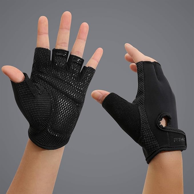 Workout Gloves for Women Men - Weight Lifting Gloves with Full Palm Protection & Extra Grip for Women Gym, Weightlifting, Weight Lift, Rowing, Exercise, Sport, Cycling