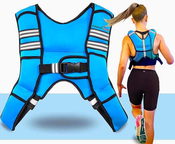 Weighted Vest 6lb, 10lb, 12lb, 25lb, 35lb, 45lb, 60lb Removable Iron Weights for Men and Women Workout for Calisthenics and Fitness Sport Training