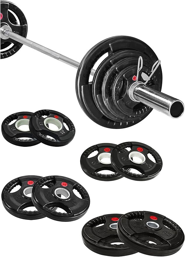 Signature Fitness Olympic Cast Iron Plate for Strength