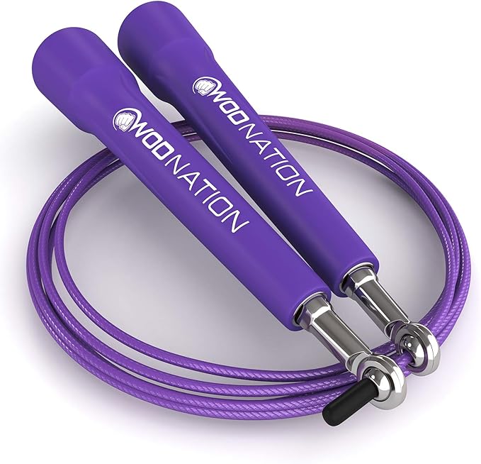WOD Nation Adjustable Speed Jump Rope For Men