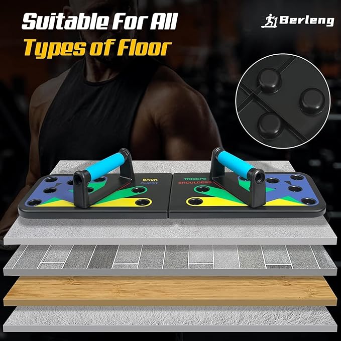 Solid Push Up Board Home Workout Equipment Multi-Functional
