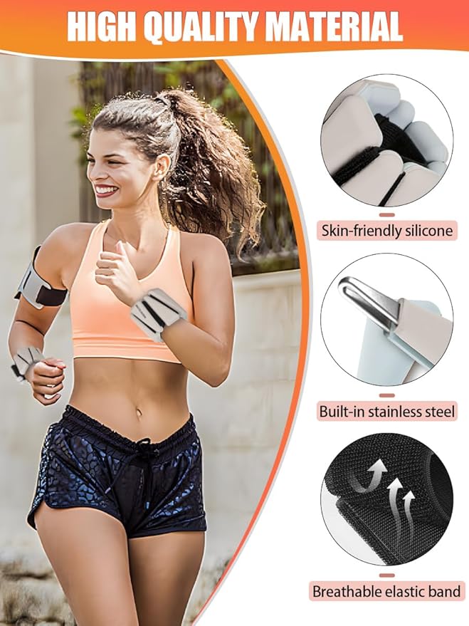 Wrist Ankle Weights Adjustable Training Intensity for Strength 2