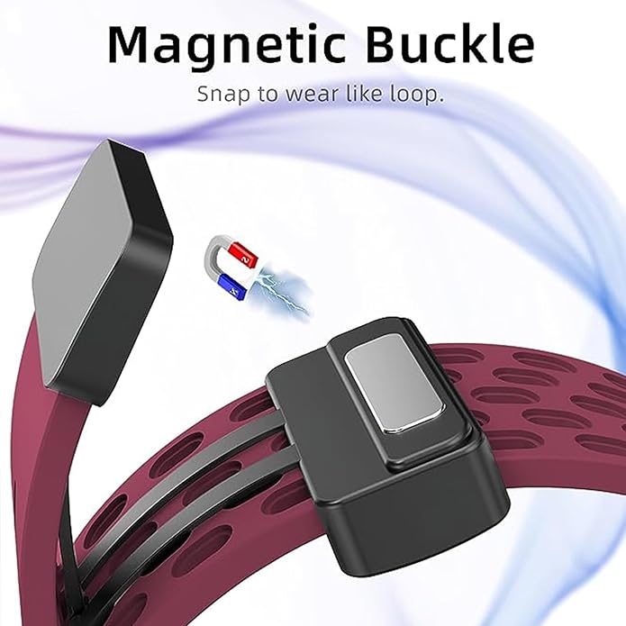 Compatible with SUUNTO OCEAN bands, 20mm, 22mm Quick Release Breathable Soft Silicone Sport Band with Magnetic Butterfly Clousure Replacemet Straps Compatible with SUUNTO OCEAN, RACE, RACE S, VERTICAL, 9 PEAK, 9 PEAK PRO, 5 Peak, 3 Smartwatch