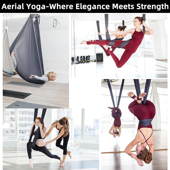 PRIOR FITNESS 5M Aerial Yoga Hammock Yoga Swing