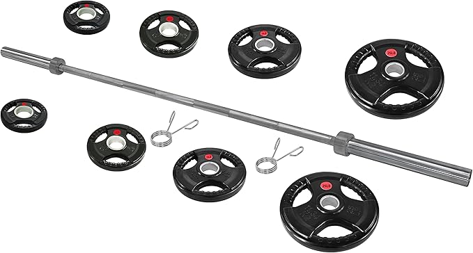 Signature Fitness Olympic Cast Iron Plate for Strength