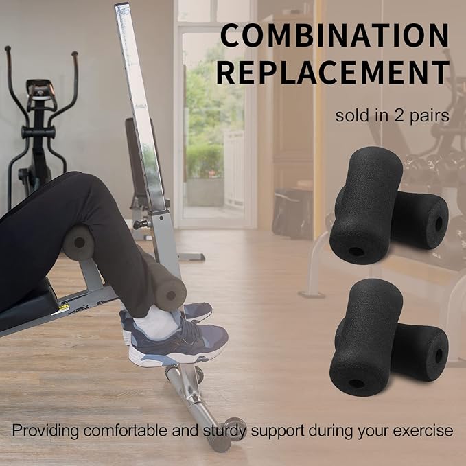 Sratte 4pcs Foot Foam Pads Rollers Set Foam