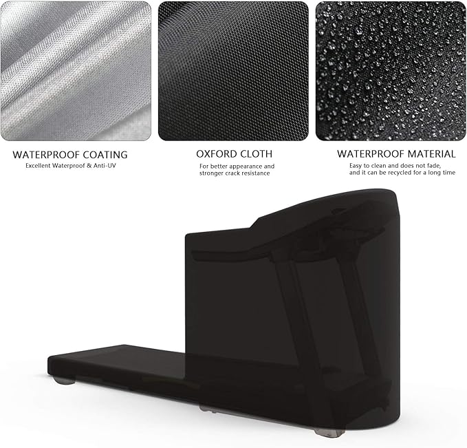 Treadmill Cover for Non-Folding Home Treadmill with Zipper and Drawstring