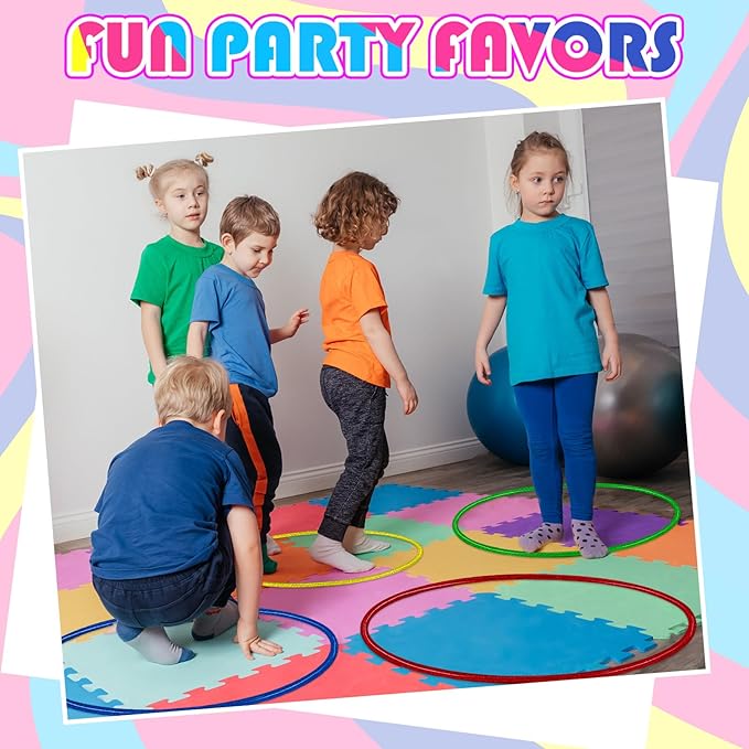 Syhood Glitter Plastic Exercise Hoop Fitness Circles Fitness