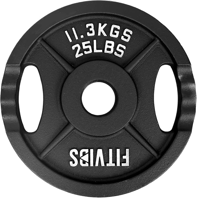 Signature Fitness Olympic Cast Iron Plate for Strength