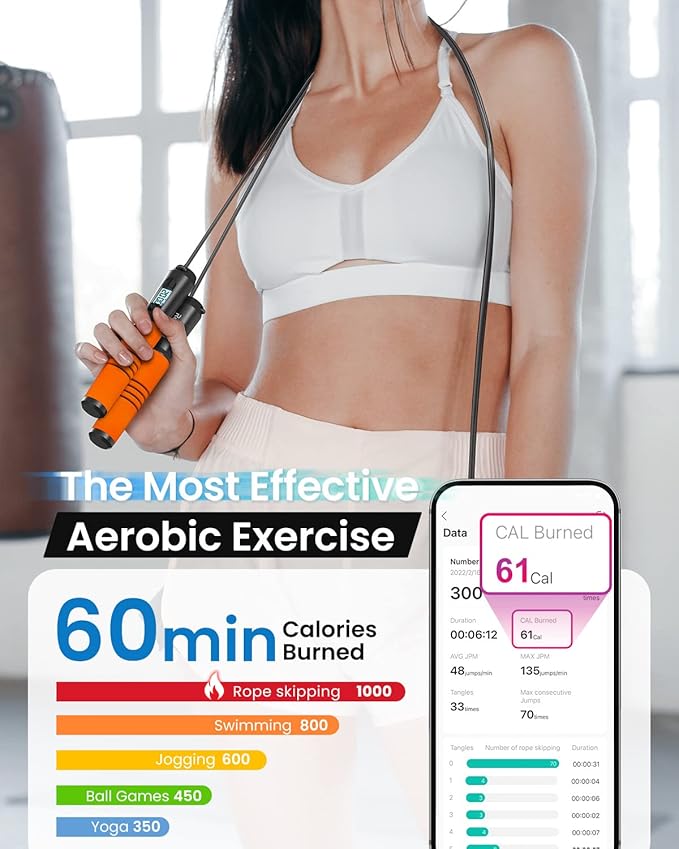 RENPHO Smart Jump Rope - APP Data Storage