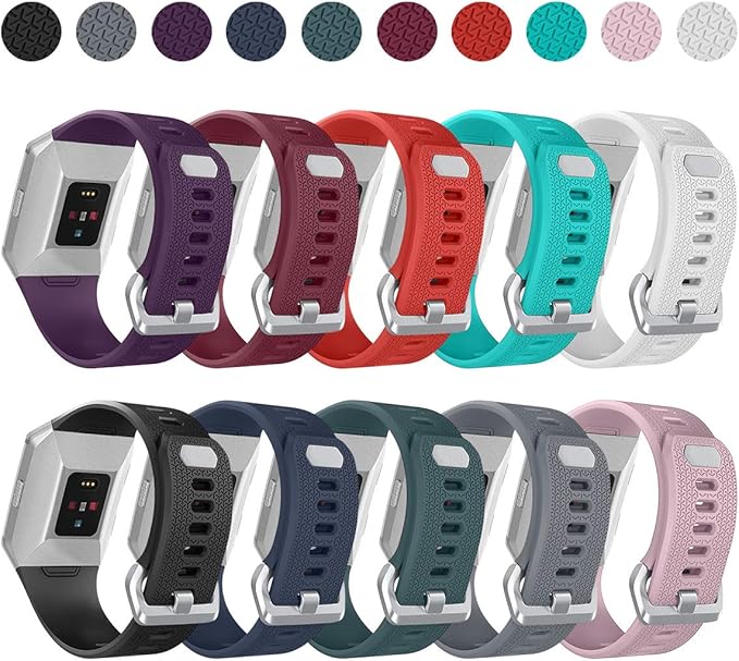 Compatible Ionic Bands for Men Women Large Small, Replacement Strap Sport Accessory Wristband with Original Design for Ionic Smart Watch