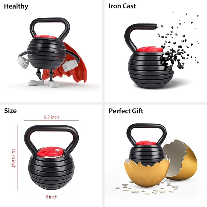 TopMade Adjustable Kettlebell - 5 8, 9,12lb 9,12lb Kettlebell
