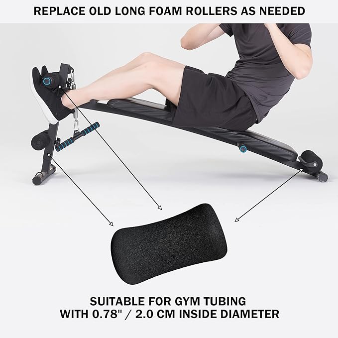Foam Foot Pads Rollers Set of a Pair