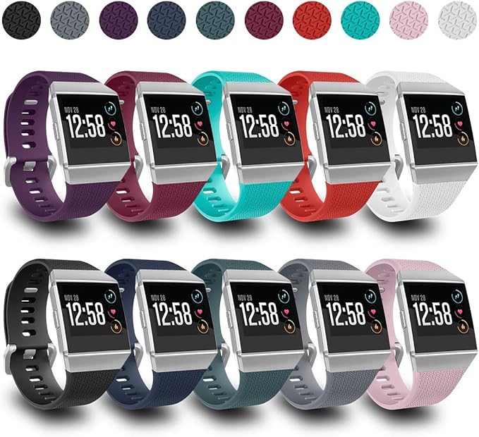 Compatible Ionic Bands for Men Women Large Small, Replacement Strap Sport Accessory Wristband with Original Design for Ionic Smart Watch