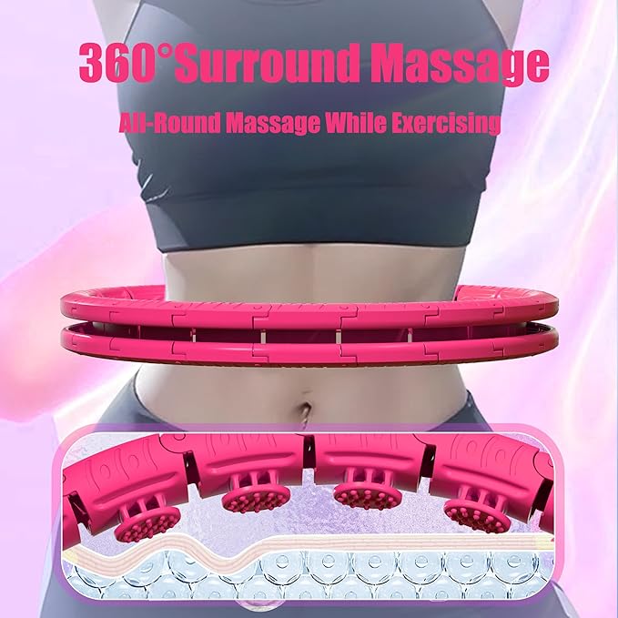 Infinity Weighted Fitness Circle for Adults 32 Detachable