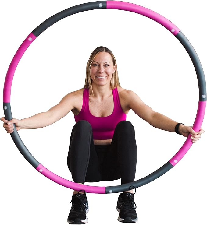 Weighted Hula Hoop for Adults - Fat Burning (3 pounds)