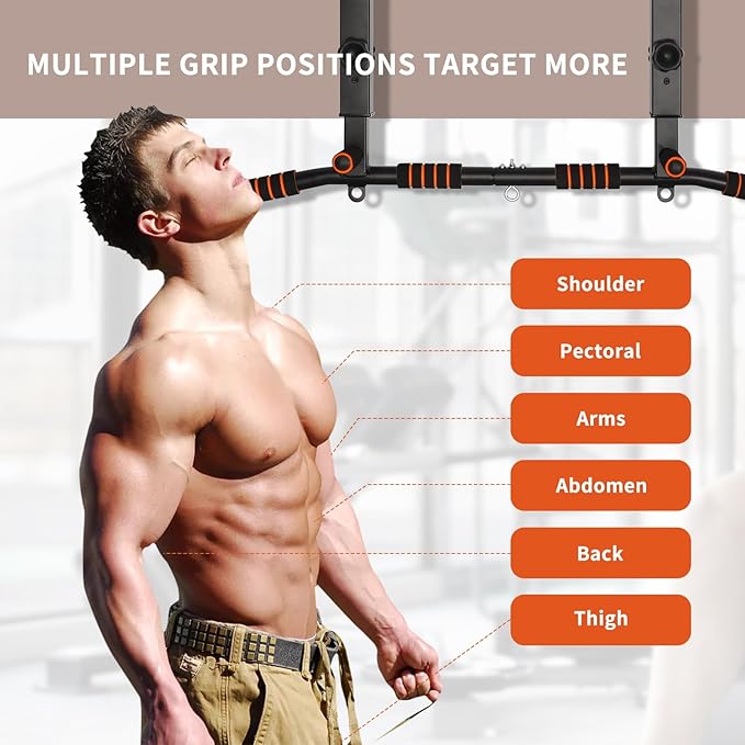 Pull Up Bar Wall Mounted: Adjustable Wall Joist
