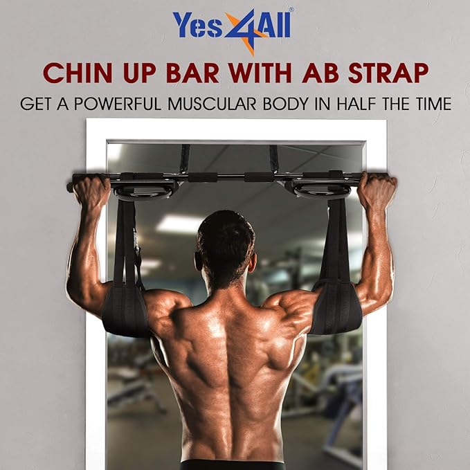Yes4All Heavy Duty Pull Up Bar for Doorway
