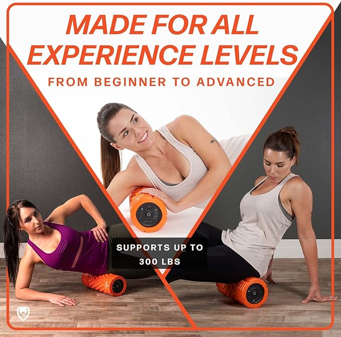 URBNFit Vibrating Foam Roller - Electric Muscle & 5 Speeds