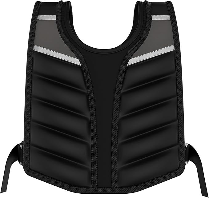 Weighted Vest for Men and Women with Reflective Stripes 10LB/15LB/20LB/13LB-22LB Adjustable Buckle Straps Weight Vests for Strength Training, Running, Fitness, Cardio, Weight Loss