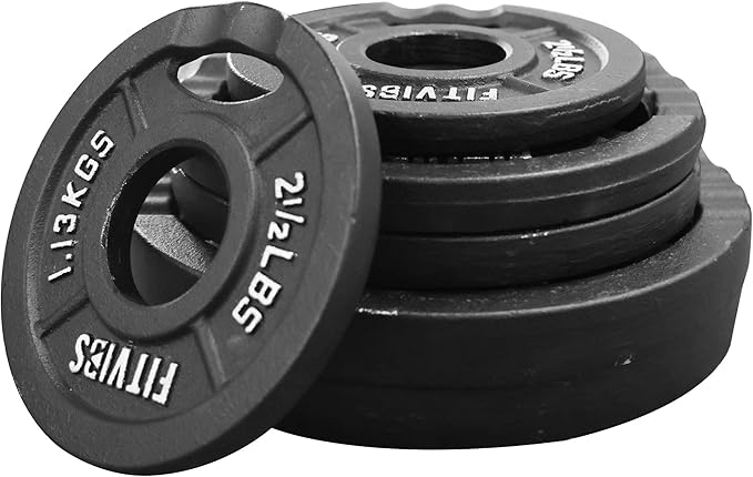 Signature Fitness Olympic Cast Iron Plate for Strength