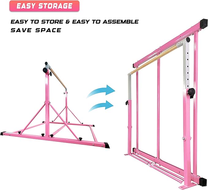 Gymnastic Bar For Kids and Teenage Ages 3-25 5 FT 6 FT 5 FT 6 FT