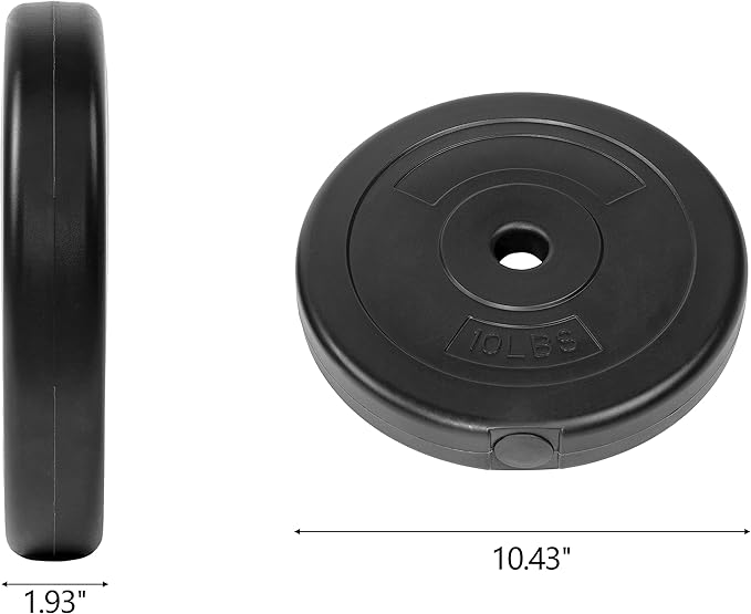 Signature Fitness Vinyl Standard 1-Inch Plate Weight Plate