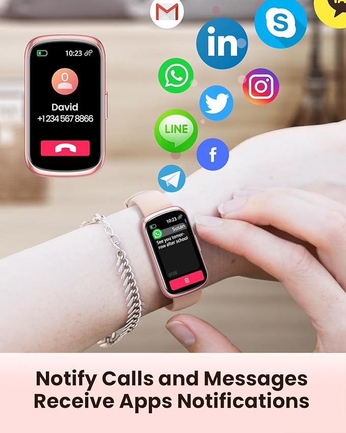 Fitness Tracker- Smart Watches for Women Men with 24/7 Heart Rate Monitor Blood Oxygen Sleep Tracker, Waterproof Fitness Watch, Activity Smartwatch for Android iPhone, Calorie Distance Pedometer, Gift