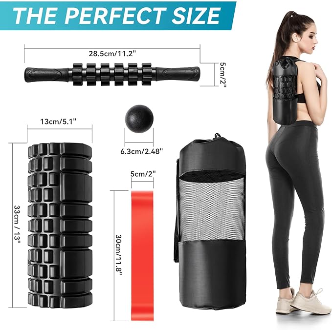 5 in1 Foam Roller Set for Deep Tissue