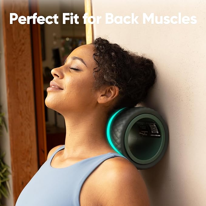 FitBeast Back Roller - Deep Tissue Massage Wheel, Yoga Wheel & Back Stretcher for Pain Relief