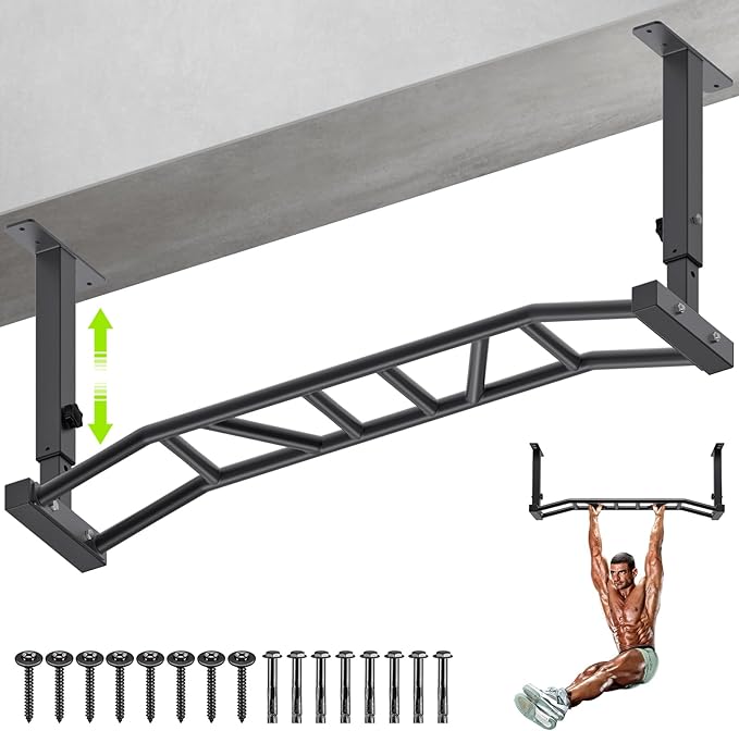 Kipika 48" Ceiling Mounted Pull Up Bar