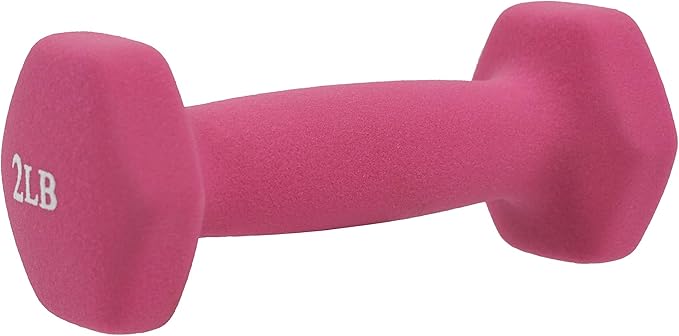 Sunny Health & Fitness Neoprene Coated Hex Shaped 2LB, 5LB, 5LB, 8LB, 8LB, 10LB 10LB