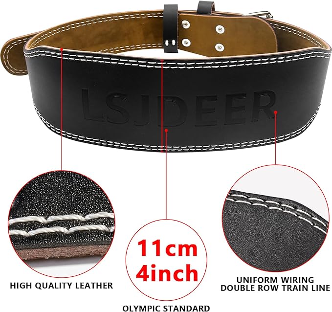 Leather Weight Lifting Belts for Men