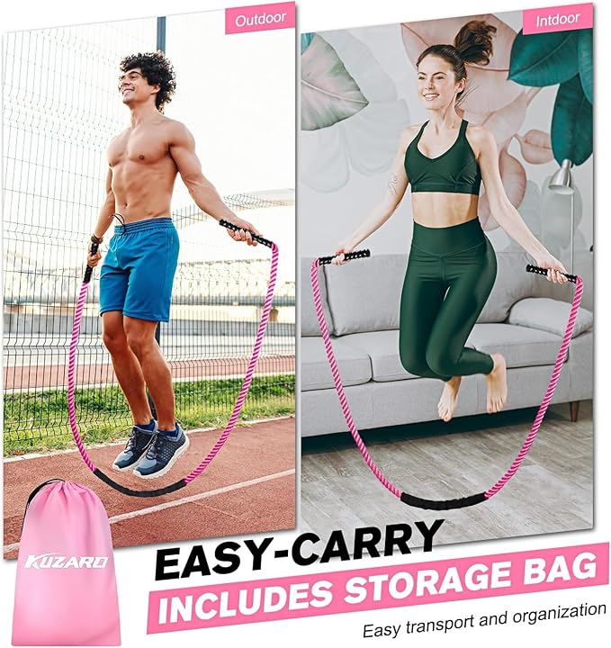 Jump Rope, Weighted Jump Rope for Women, Adult