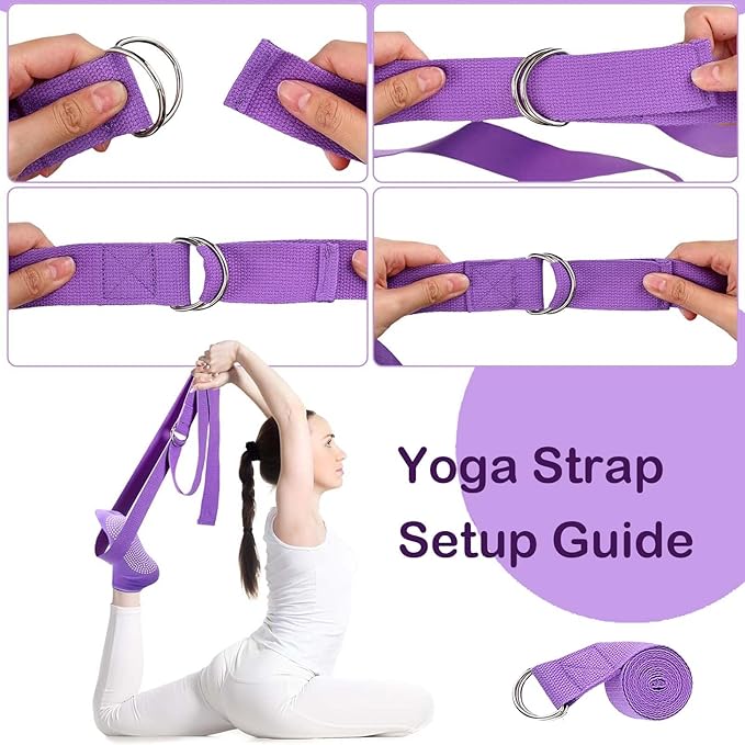 Pilates Ring and Ball Set with 8 Resistance 9 in